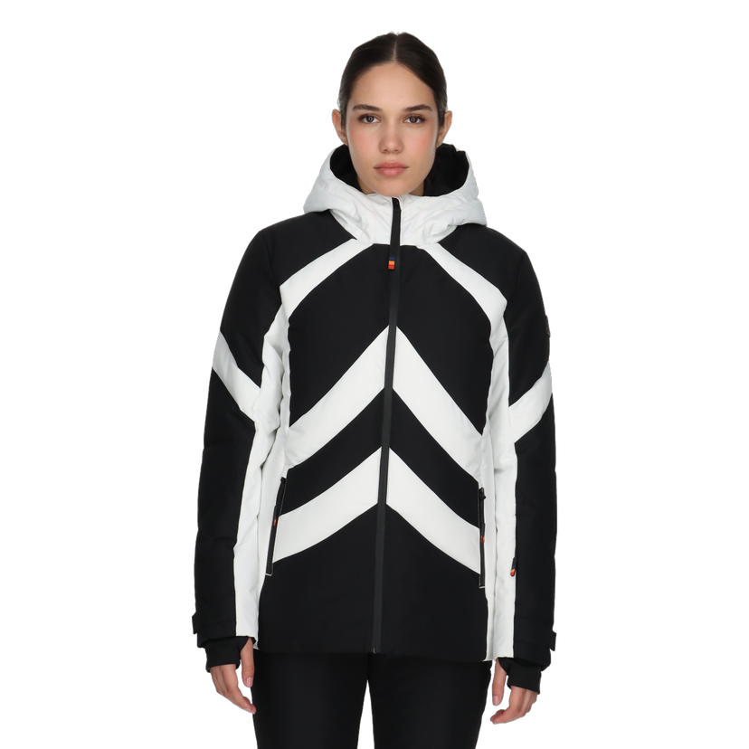 Prešívaná bunda Ellesse Bogy Chevron Hooded Ski Jacket Biela | ELA243F508-01