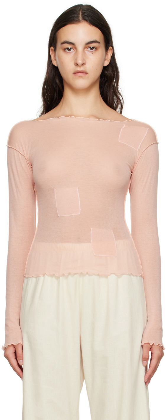 Baserange Gem Long Sleeve Lettuce Edge T-Shirt