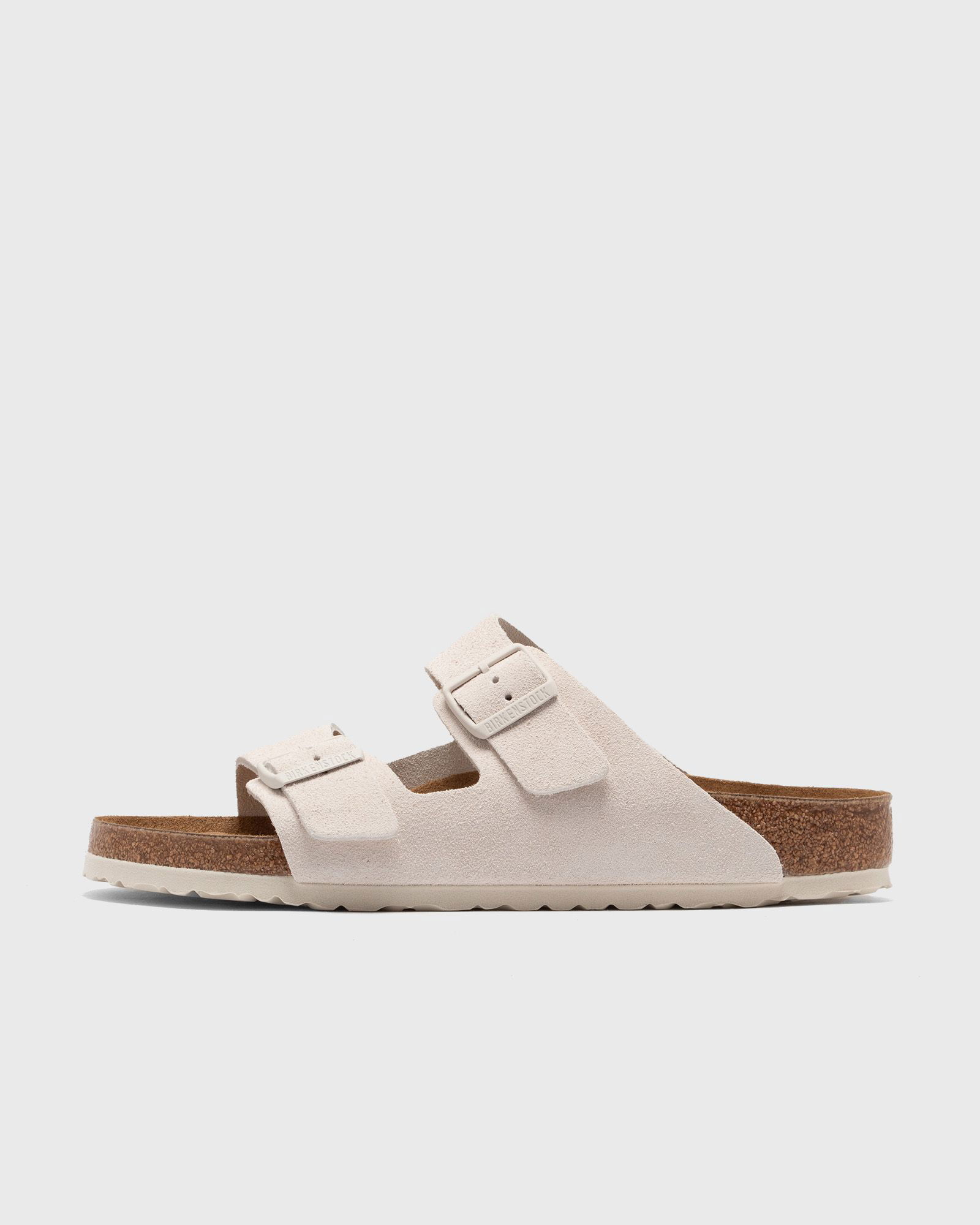 Men's Arizona Slim Fit Suede Double Strap Sandals - Antique White