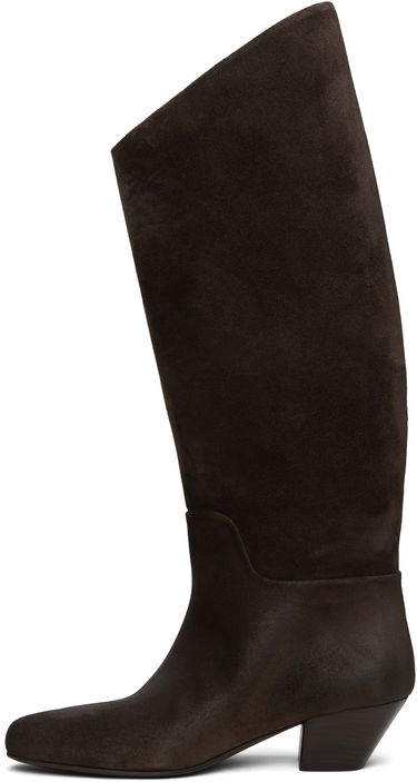Oblečenie Marsèll Marsell Goccio Reversed Leather Tall Boots Hnedá | MW8341 P024, 2