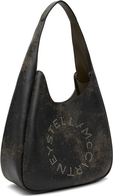 Tote bag Stella McCartney Stella McCartney Logo Slouchy Aged Large Tote Čierna | 7B0102WP0591, 1