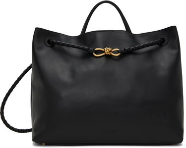 Tote bag Bottega Veneta Large Andiamo Leather Tote Čierna | 806010 V4O92, 0