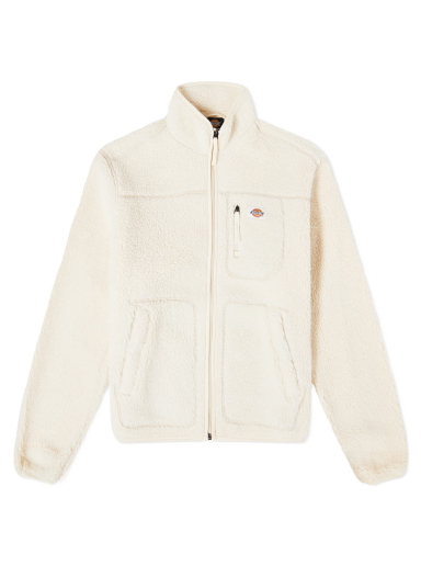 Bunda Dickies Mount Hope Fleece Jacket Biela | DK0A4YGNF901