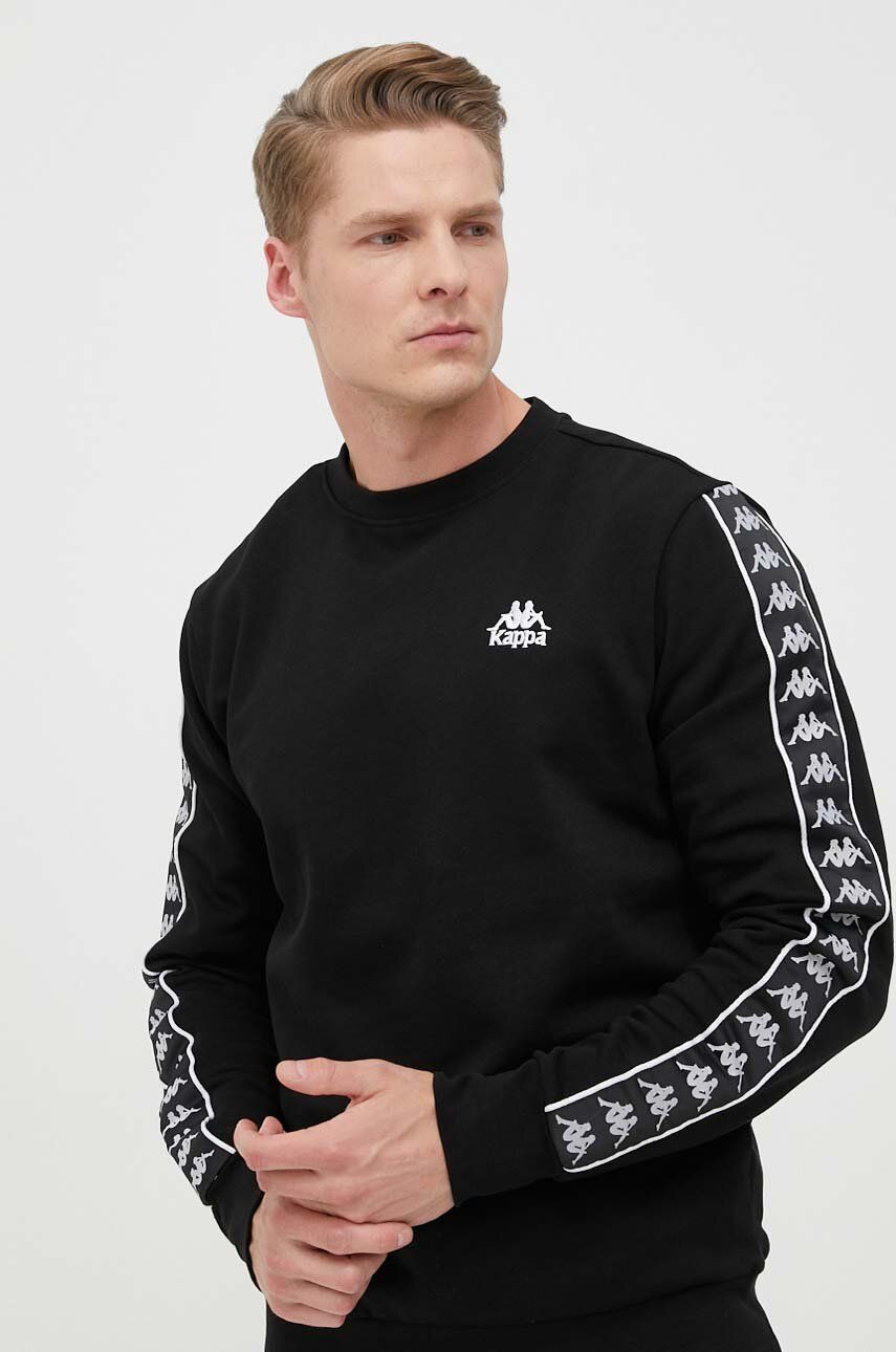 Mikina Kappa Logo Sweatshirt Čierna | 313005, 0