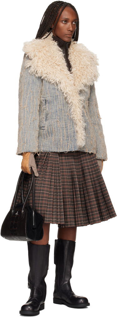 Rukavice Vivienne Westwood Sheepskin Leather Perforated Driving Gloves with Snap Closure Čierna | 8202003F-C0073-, 4