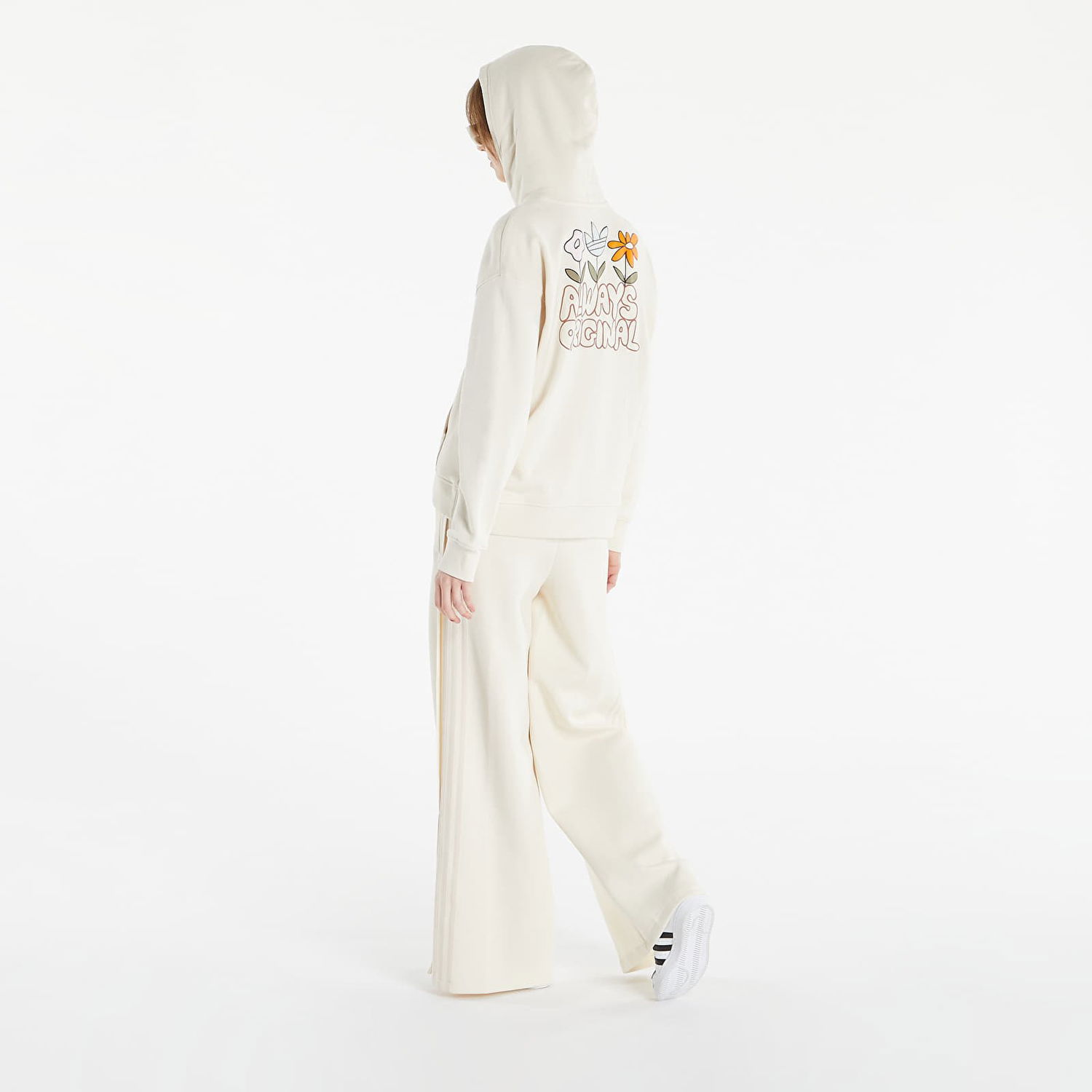 Mikina adidas Originals Always Original Graphic Hoodie Béžová | HF2088, 0