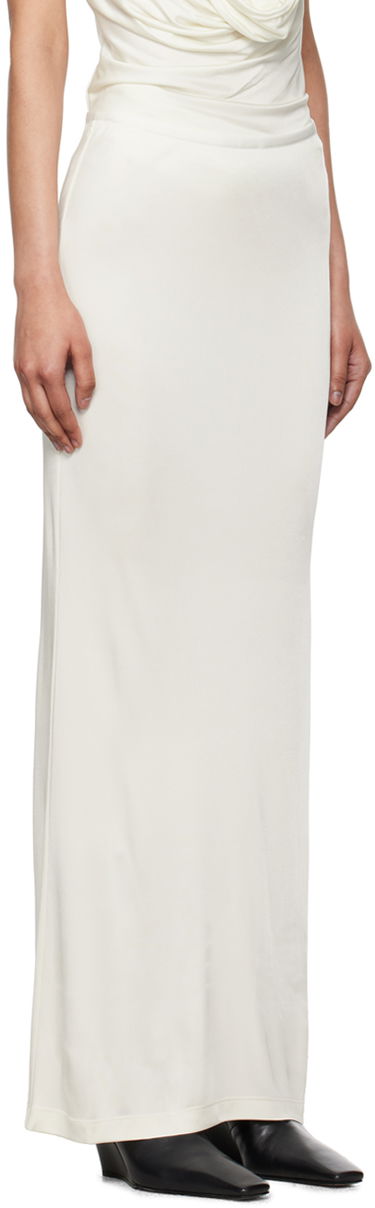 Sukňa Helmut Lang Helmut Lang Slit Maxi Skirt Biela | O05HW302, 1