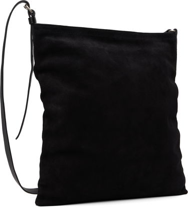 Taška cez rameno Dries Van Noten Dries Van Noten Suede Shoulder Bag Čierna | 252-021504-184, 1