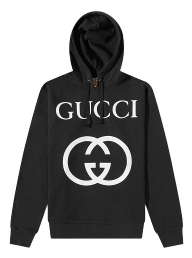 Mikina Gucci Interlocking Gg Hoody Čierna | 475374-X3Q25-1289