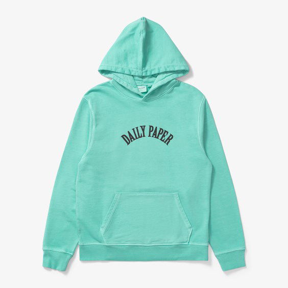 Mikina DAILY PAPER Howell Hoodie Tyrkysová | 2223068, 0