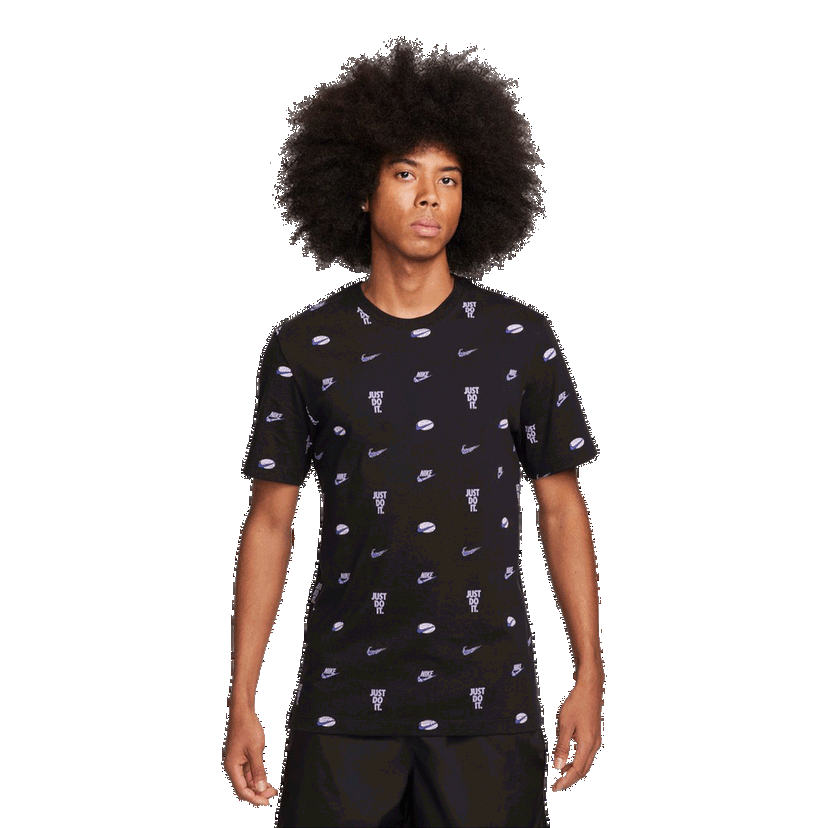 Tričko Nike Allover Print T-Shirt Čierna | FQ8036-010