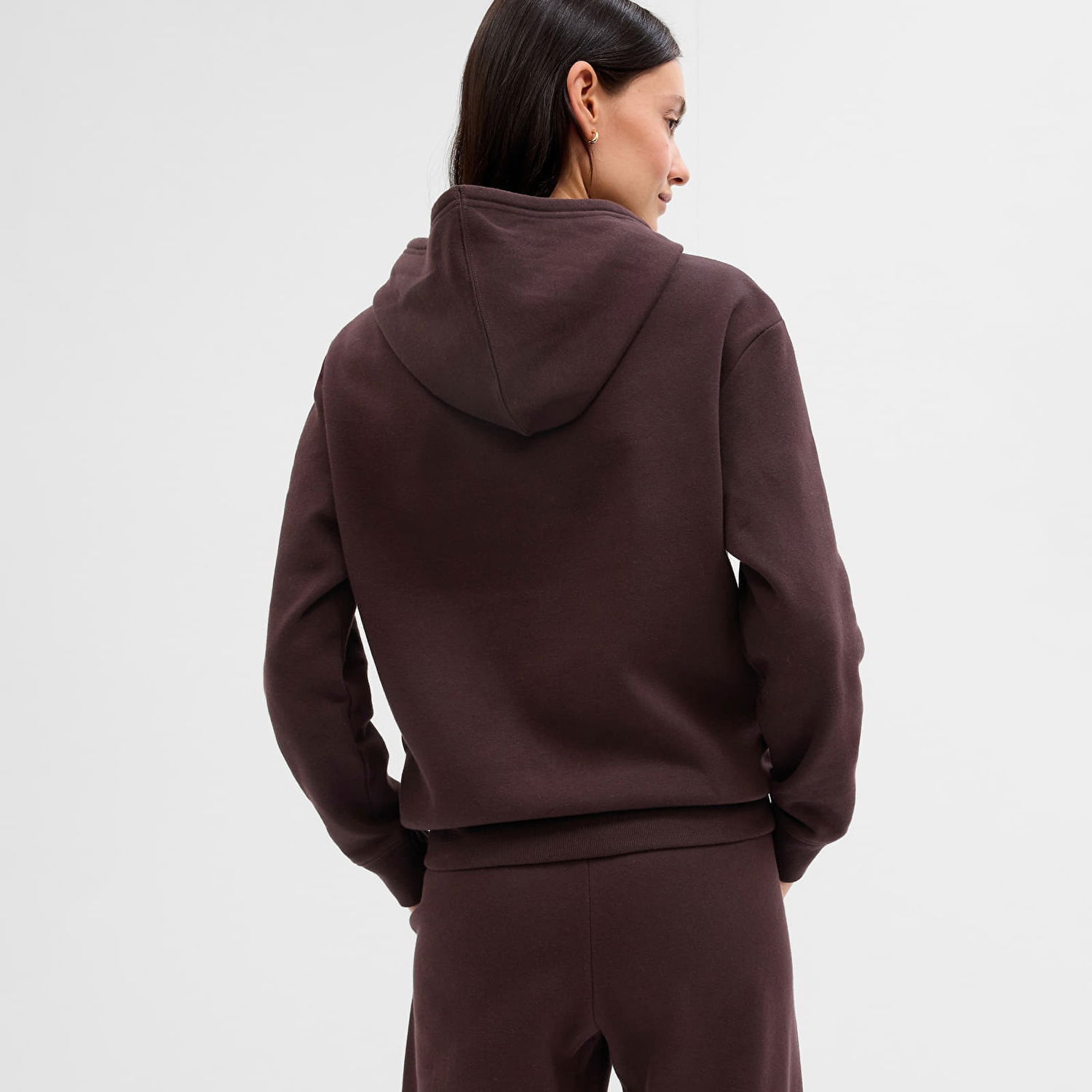 Mikina GAP Logo Pullover Hoodie Turkish Coffee Hnedá | 463506-35, 1