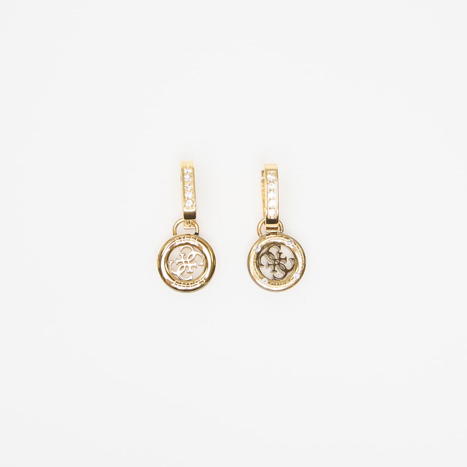 Náušnice GUESS 4G Loop Universal Earrings Žltá | JUBE02286JWYGBK-GOLD, 0