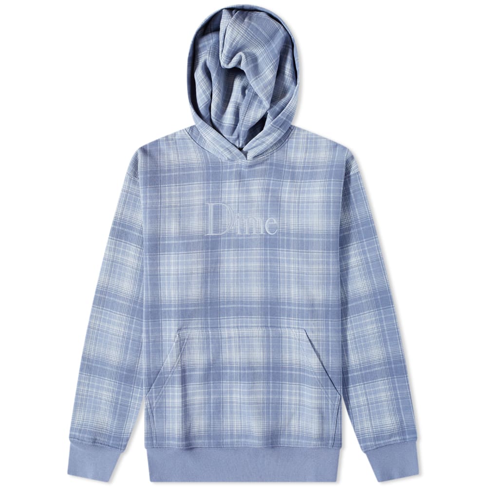 Mikina Dime Classic Plaid Hoodie Modrá | DIMEHO7BLU, 0