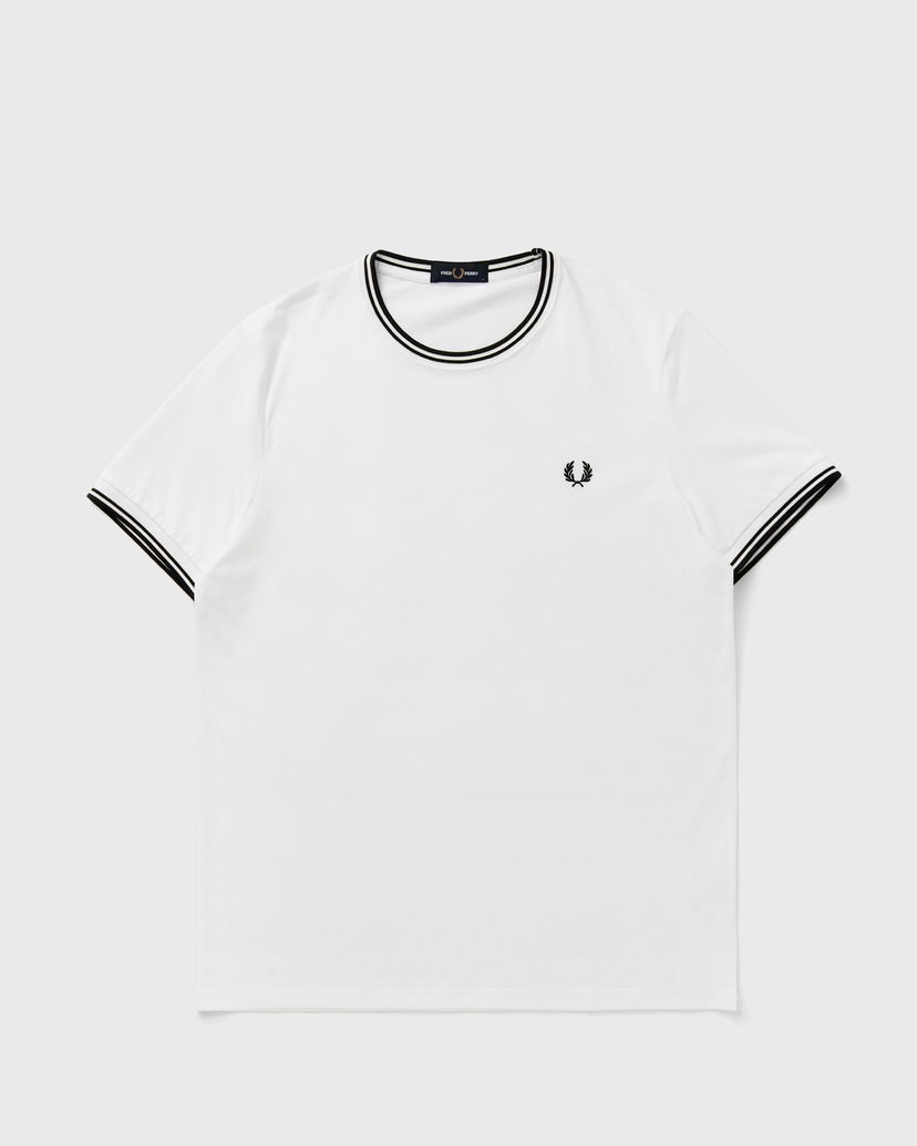 Tričko Fred Perry Twin Tipped T-Shirt Biela | M1588V-100