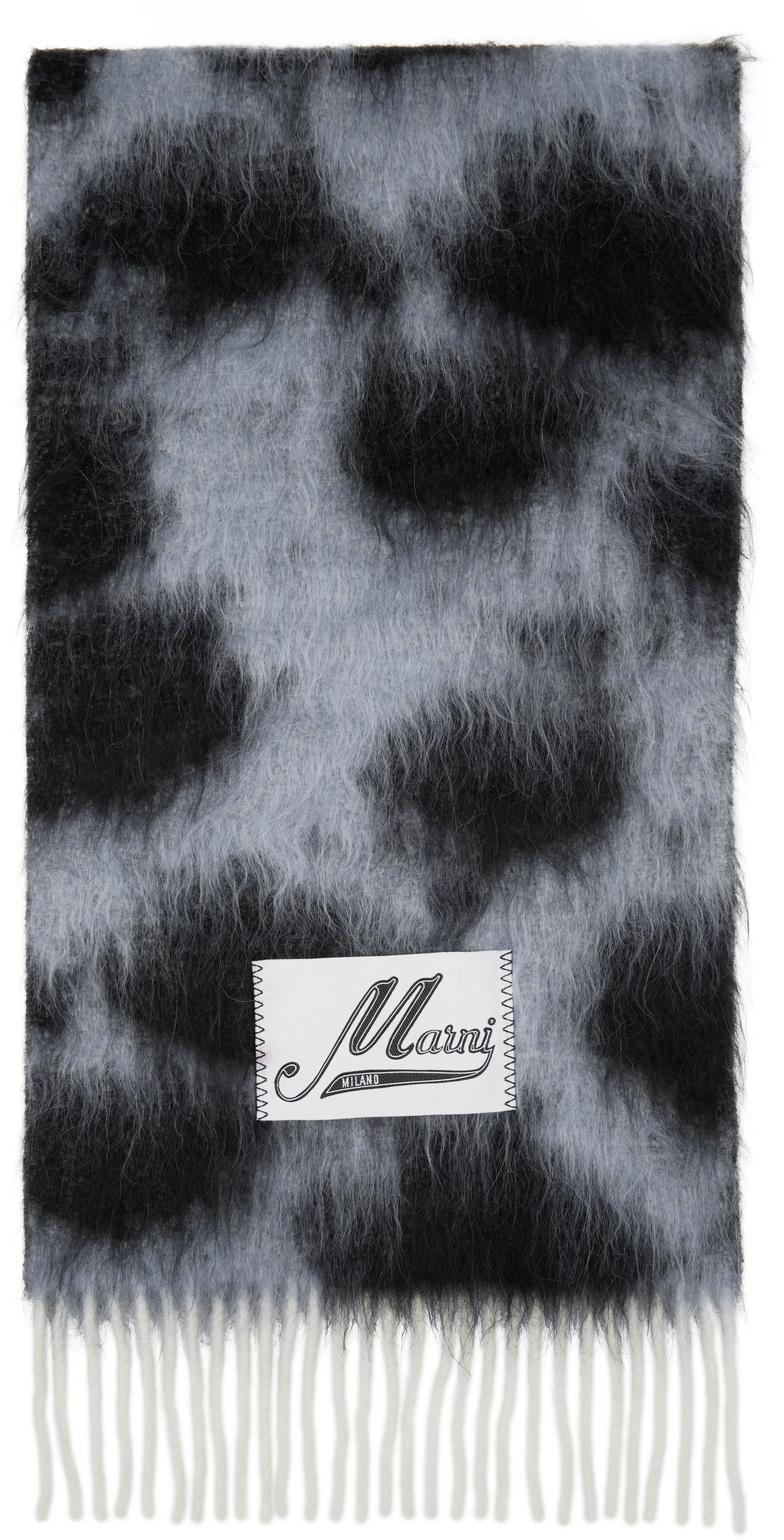 Šál Marni Wool & Mohair Scarf Šedá | SCMC0126Y0 UAW039, 0