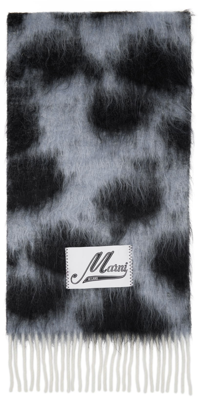 Šál Marni Wool & Mohair Scarf Šedá | SCMC0126Y0 UAW039