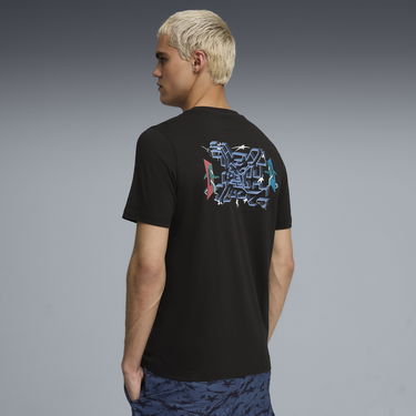 Tričká a tielka Puma PUMA x SQUID GAME Graphic Tee Čierna | 630706_01, 3