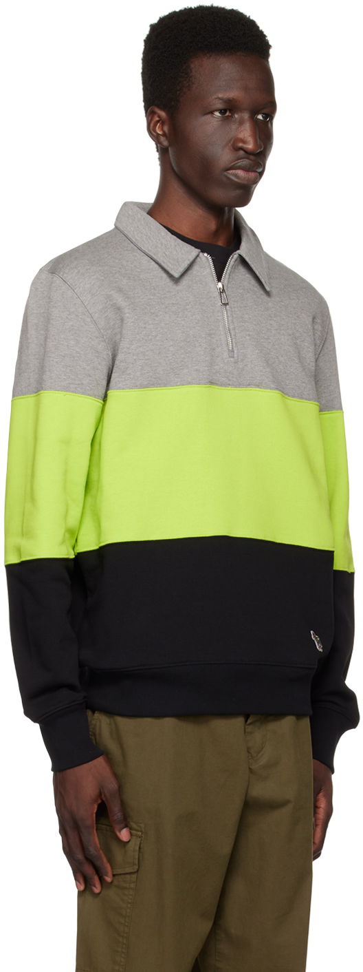 Mikina Paul Smith PS Paul Smith Half-Zip Polo Sweatshirt Rôznofarebný | M2R-684XZ-K21116-72, 1