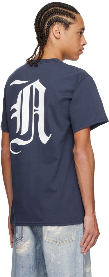 Tričko Noah Noah Gothic 'N' T-Shirt Navy | T260SS25NVY, 2