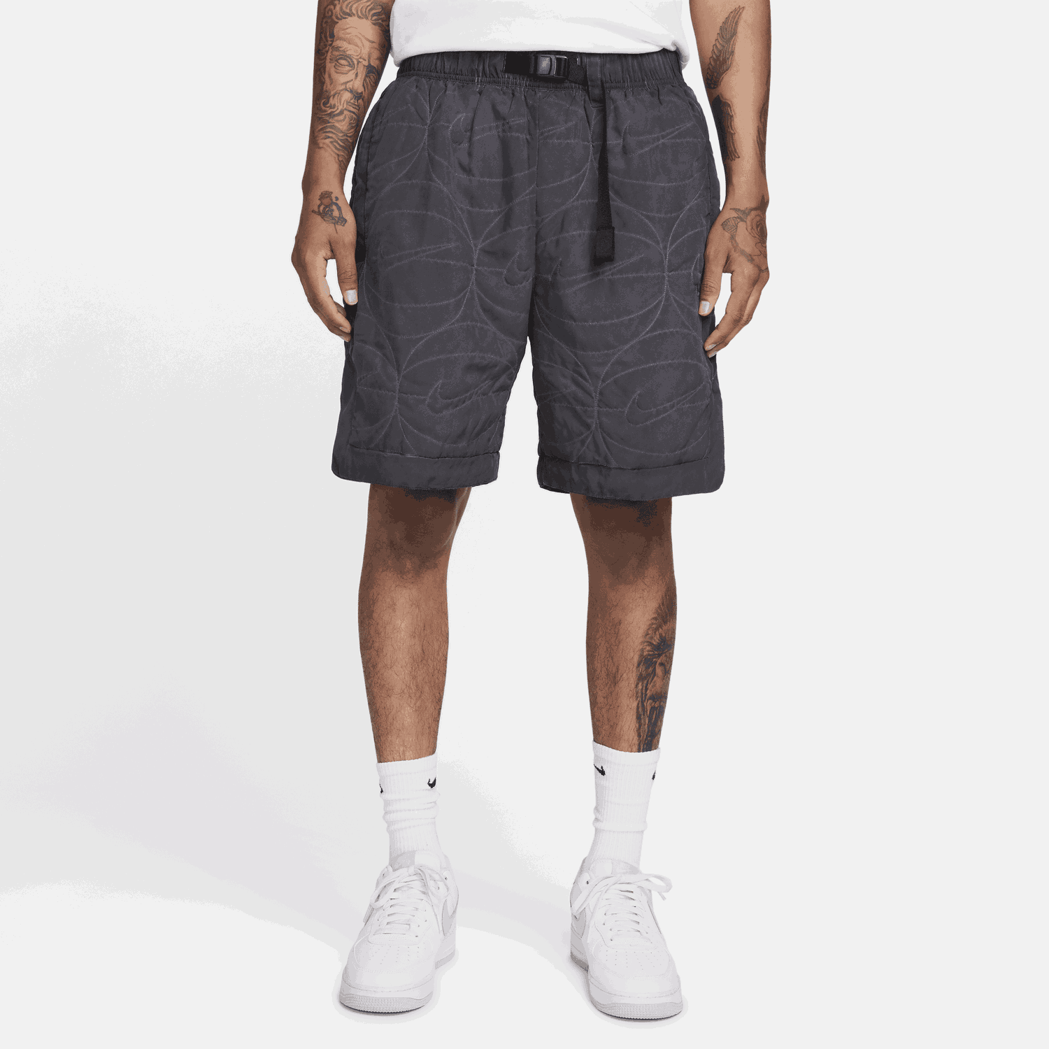 Šortky Nike Synthetic-Fill Woven Basketball Shorts Šedá | FB7097-010, 0
