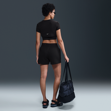 Šortky Nike Sportswear Chill Terry Mid-Rise Shorts Čierna | IB7885-010, 3