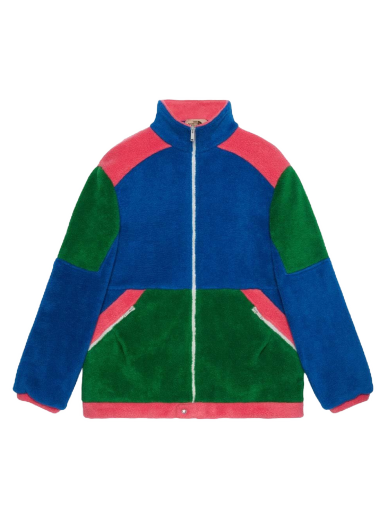Bunda Gucci The North Face x Fleece Jacket Modrá | 673751 XJDUC 4153