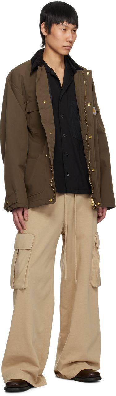 Cargo nohavice Palm Angels Palm Angels French Terry Cargo Pants Béžová | PMCF034S25FAB0016262, 3