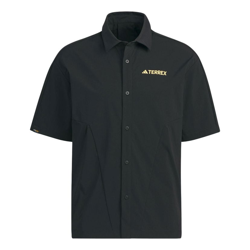 Košeľa adidas Originals Terrex Short Sleeve Shirt Čierna | IC1963