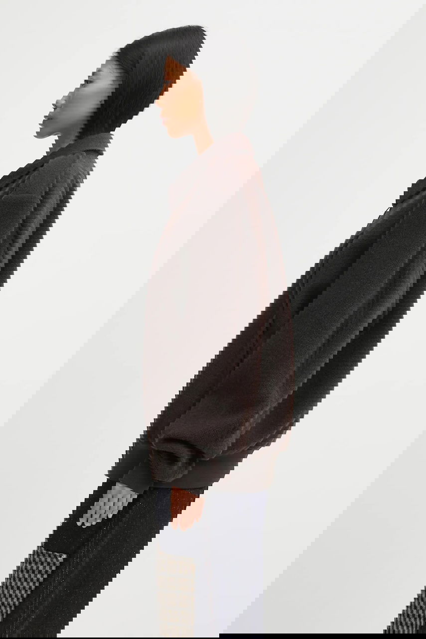 Bomber bunda Maison Margiela MM6 Maison Margiela Wool Jacket Transitional Oversize Hnedá | S62AN0169.M35635.002F, 1