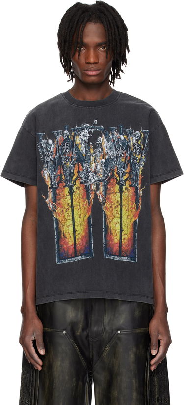 Tričko Who Decides War Who Decides War Ember Chapel Graphic T-Shirt Čierna | 1110190002SS25, 0