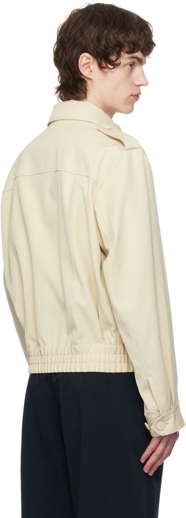 Bomber bunda Dries Van Noten Dries Van Noten Wool Gabardine Jacket Béžová | 251-020510-1176, 2