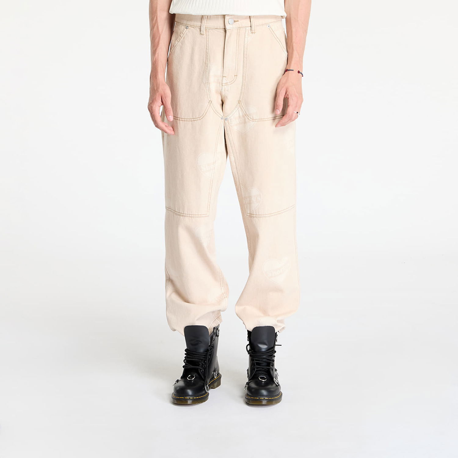 Nohavice Pleasures Heart Ultra Work Pants Beige Béžová | P24F011 BEIGE, 0
