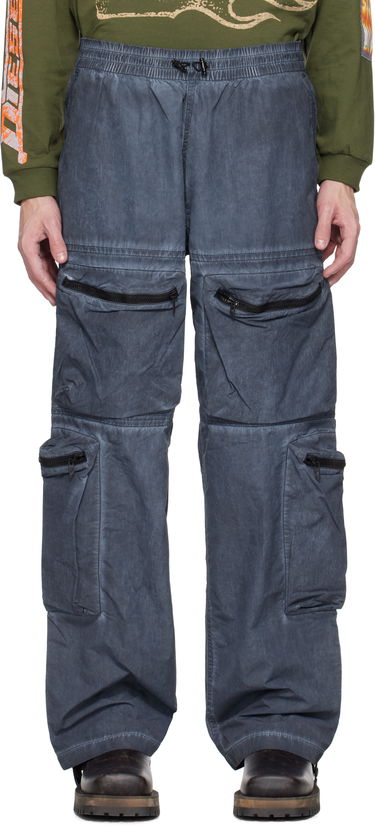 Cargo nohavice Diesel P-Noode-A Cargo Pants Modrá | A16211-0IQAX-8AT, 0