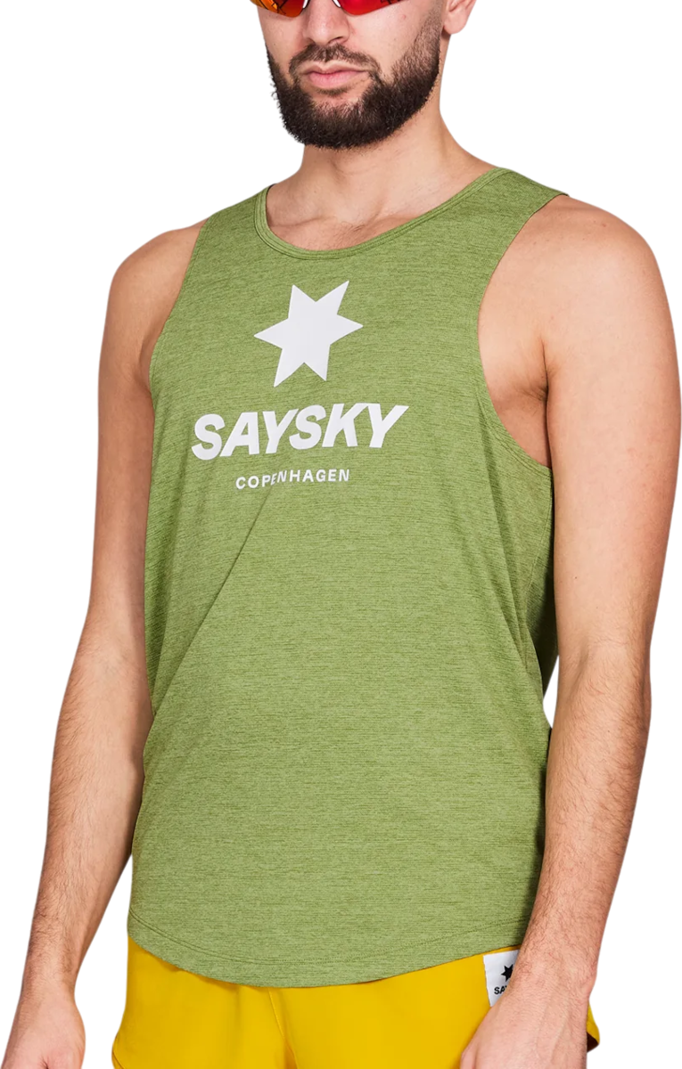 Tielko Saysky Saysky Logo Combat Pro Singlet Zelené | nmrsi30c3009, 0