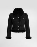 Dolce & Gabbana Fur-Lined Denim Jacket