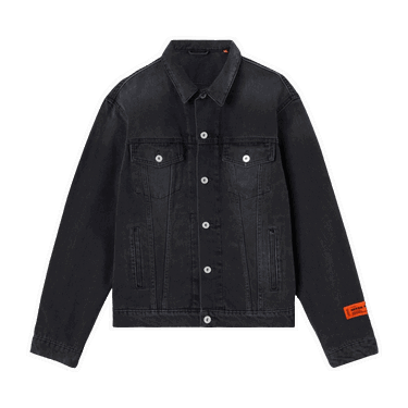 Bunda HERON PRESTON Regular Denim Jacket Čierna | HMYE012F22DEN0011000, 0