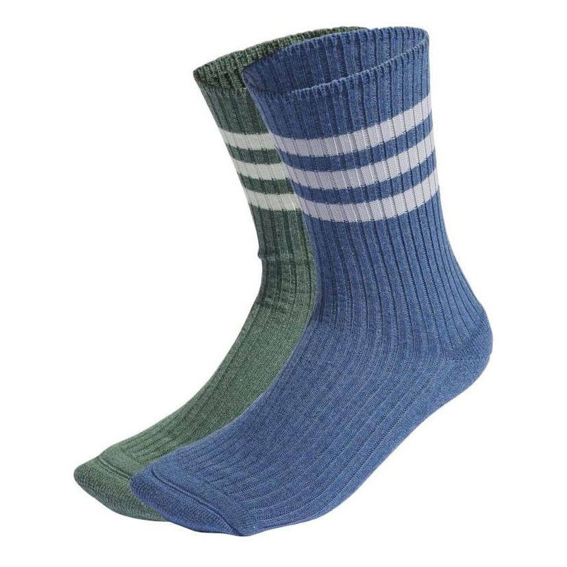 Ponožky adidas Originals adidas 3-Stripes Lounge Crew Socks - 2 Pairs Rôznofarebný | HN9492