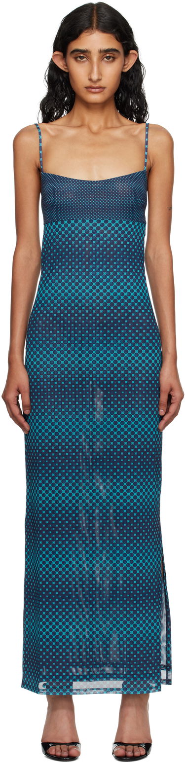 Šaty Miaou Miaou Thais Maxi Dress Modrá | 5019PM1WRP, 0
