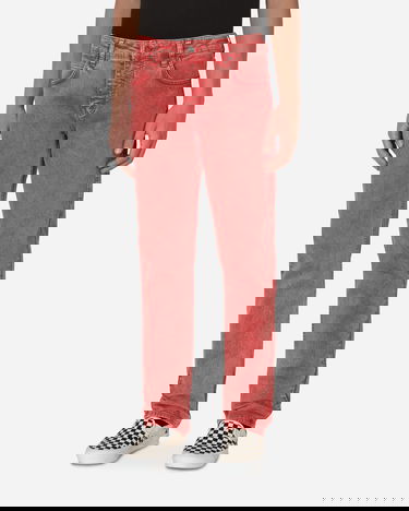 Džínsy GUESS Straight Denim Pants Oranžová | M2BG37D4SK0 F31Q, 0