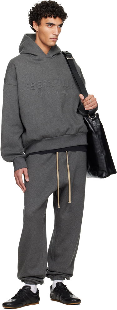 Mikina Fear of God Holiday Embossed 'Essentials' Classic Hoodie Šedá | 192HO256211F, 3