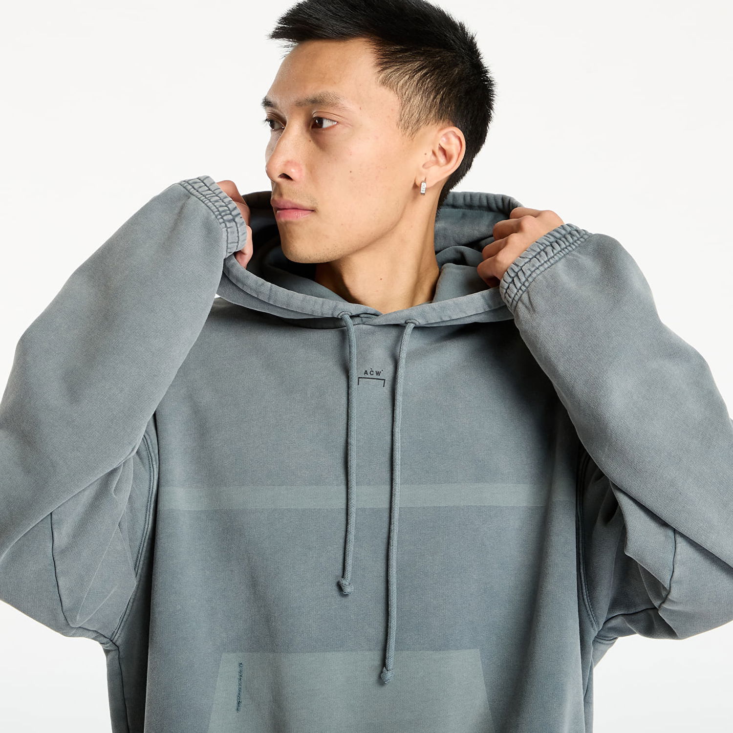 Mikina A-COLD-WALL* A-COLD-WALL* Laser Fade Hoodie Šedá | ACWMW222 Grey, 1