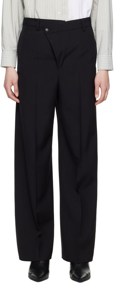 Nohavice Maison Margiela MM6 Maison Margiela Light Wool Blend Wide Leg Trousers Čierna | S62KB0222 M35436, 0