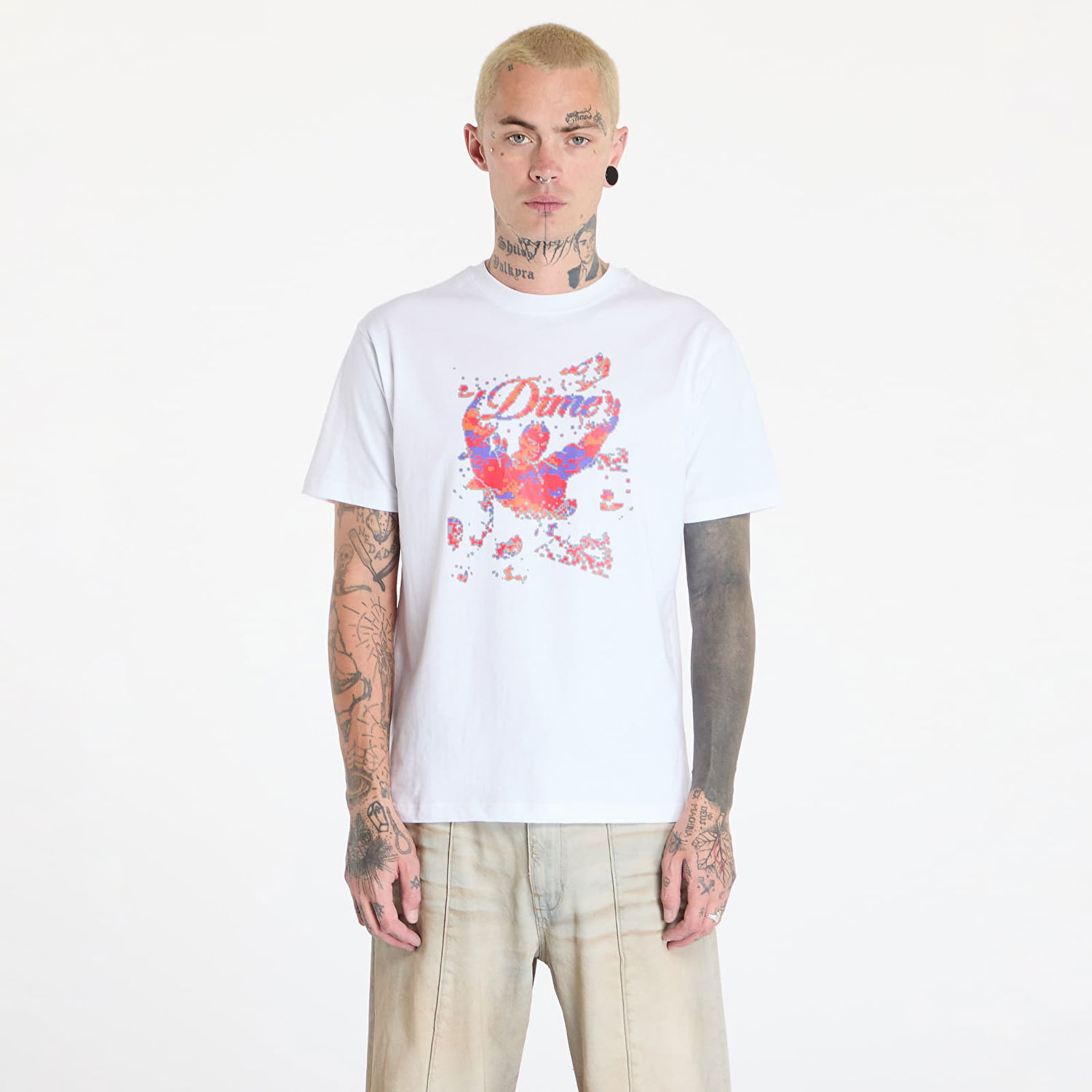 Tričko Dime Genie T-Shirt UNISEX White L Biela | DIMEFA2432WHT, 0