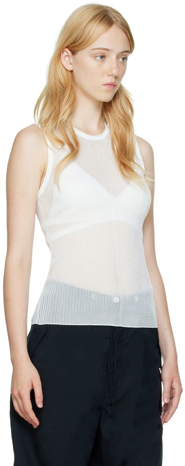 Tielko Dion Lee Rib Tank Top Béžová | C7096P22, 4