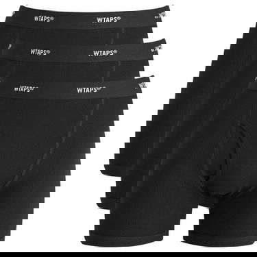 Boxerky WTAPS 3-Pack Skivvies Boxer Shorts Čierna | 242MYDT-UWM03-BLK, 0