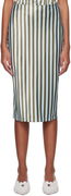 Miaou Verona Striped Midi Skirt