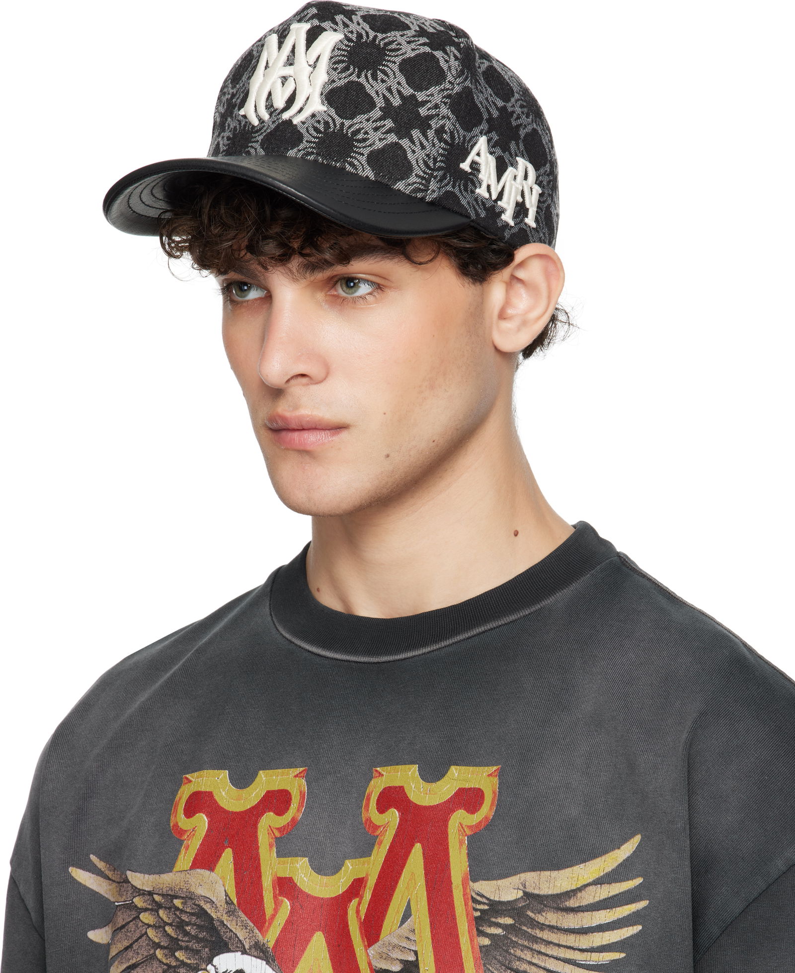 'MA' Quad Denim Cap