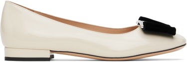 Starostlivosť o obuv Tom Ford TOM FORD Audrey Ballerina Flats with Bow Biela | W3465-LCL406S, 0