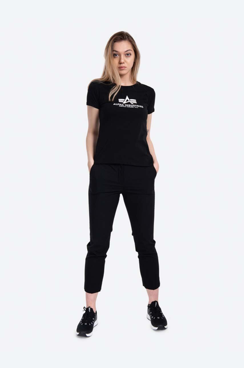 Tričko Alpha Industries Alpha Industries New Basic T-Shirt Čierna | 196051.03, 1